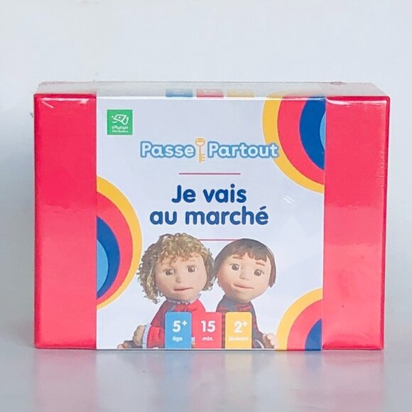 Brand New 🏭Passe-Partout Going to the Market-Je vais au marché- French Game - Picture 8 of 12